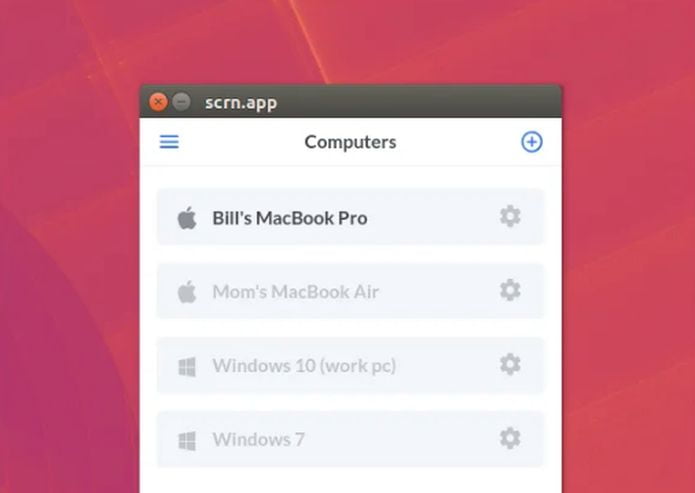 Como instalar o app de desktop remoto Scrn no Linux via Snap