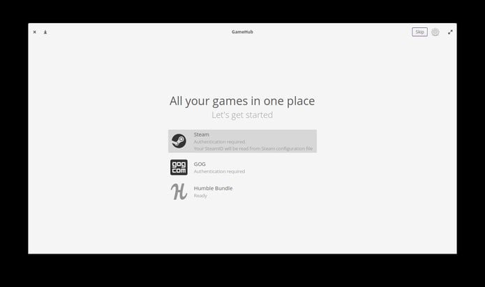Como instalar o gerenciador de jogos GameHub no Linux via AppImage