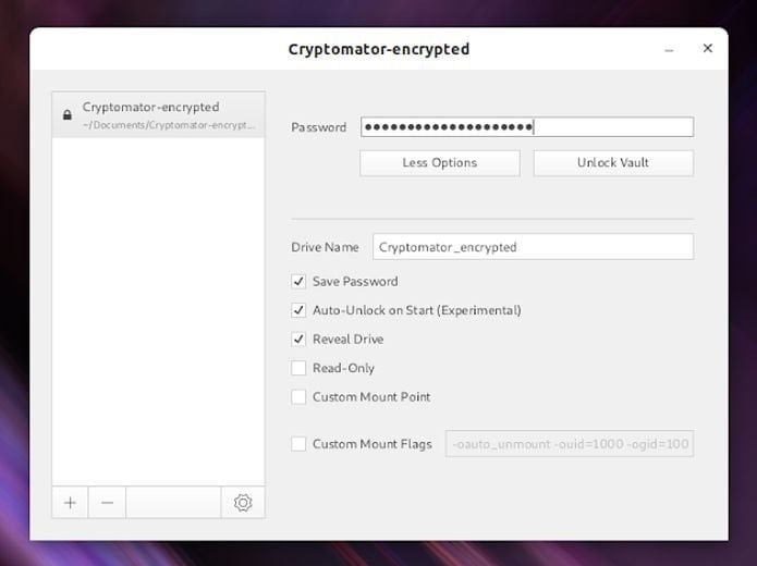 Cryptomator 1.4.12 lançado com salvamento de senhas no Linux