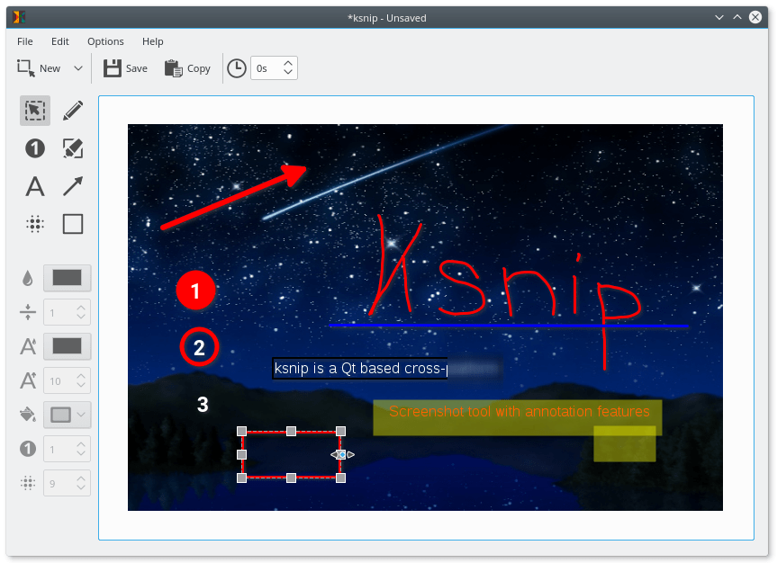 Como instalar a ferramenta de captura de tela Ksnip no Linux via AppImage