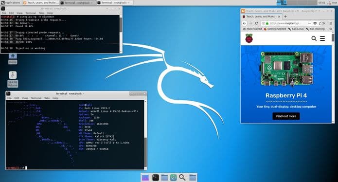 Kali Linux para Raspberry Pi 4 já está disponível para download