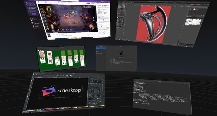 Projeto xrdesktop promete levar a realidade virtual para o desktop Linux