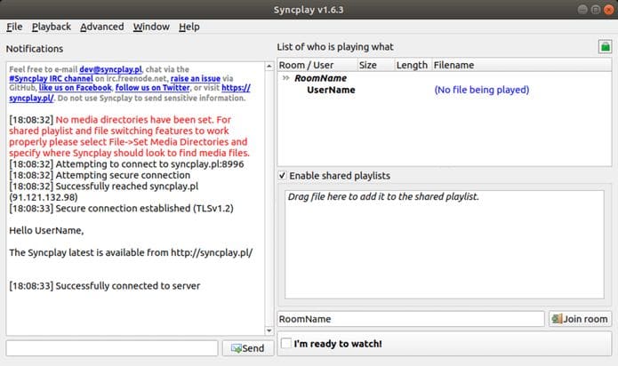 Como instalar o sincronizador Syncplay no Linux via Snap