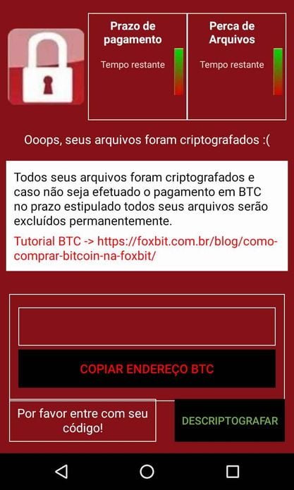 WannaHydra - Malware criado para dispositivos móveis de brasileiros