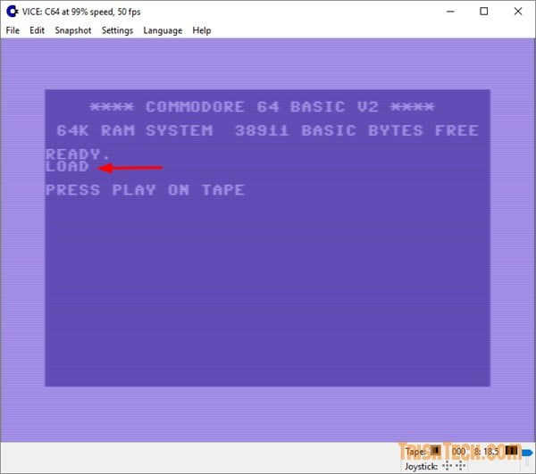 Como instalar o emulador Commodore VICE no Linux via Snap