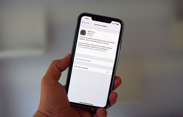 iOS 12.4.1 lançado para corrigir a falha de segurança por trás do jailbreak