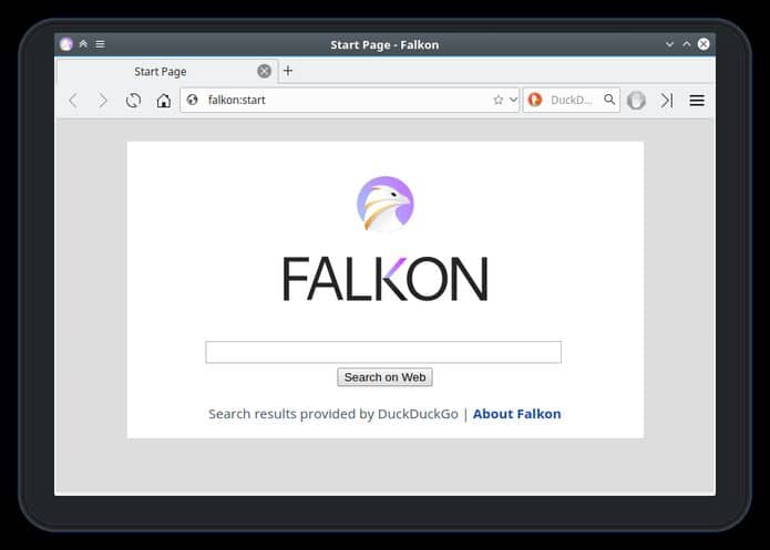 Como instalar o navegador Falkon no Linux via Snap