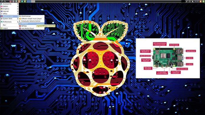 RaspEX 190807 leva o Ubuntu 19.10 com LXDE para o Raspberry Pi 4