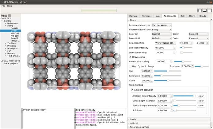 Como instalar o visualizador molecular iRASPA no Linux via Snap