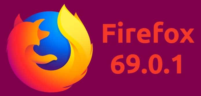 Firefox 69.0.1 lançado para corrigir uma vulnerabilidade