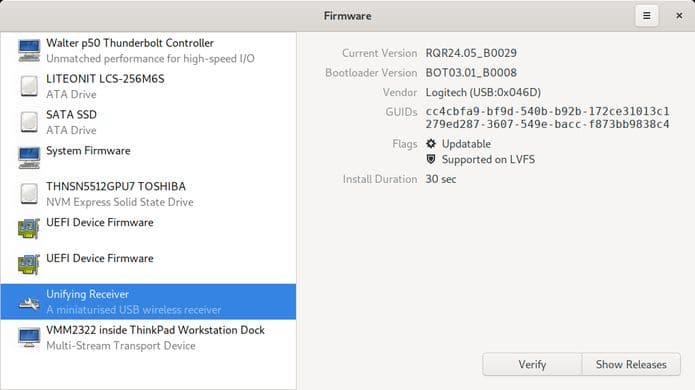 GNOME Firmware chegou para facilitar a atualização de firmware no Linux