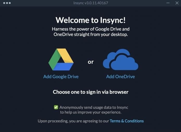 Insync 3 lançado com suporte ao OneDrive e outros recursos