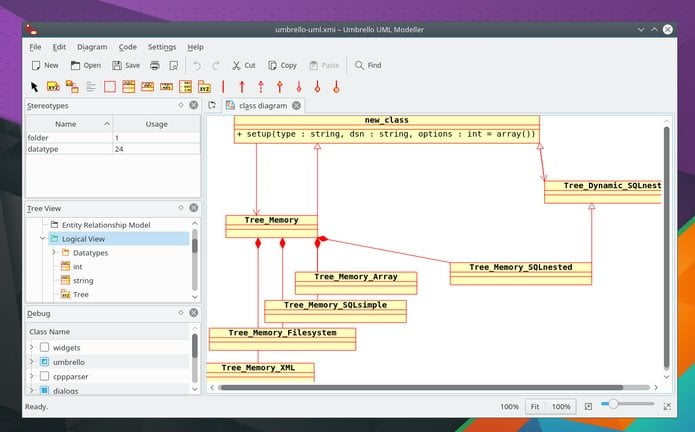 Como instalar o modelador UML Umbrello no Linux via Snap