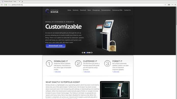 Porteus Kiosk 4.9 lançado com Chrome 76 e Mozilla Firefox 68 ESR