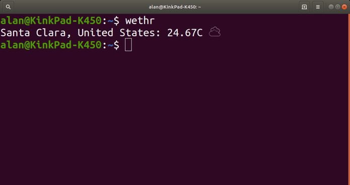 Como instalar o app de previsão de tempo Wethr no Linux