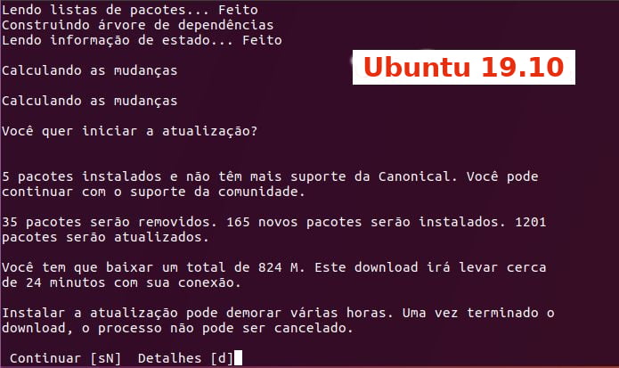 Como atualizar para o Ubuntu 19.10 via terminal (server e desktop)