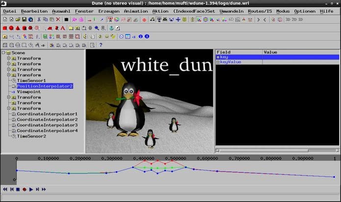 Como instalar o editor X3D/VRML White Dune no Linux via Snap