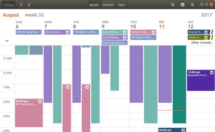 Como instalar o GNOME Calendar no Linux via Snap