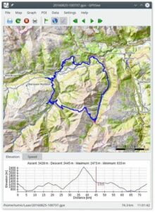 Como instalar o visualizador de arquivos de GPS GPXSee no Fedora e derivados