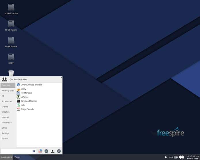 Freespire 5 Linux lançado com o Kernel 5 e baseado no Ubuntu 18.04.3 LTS