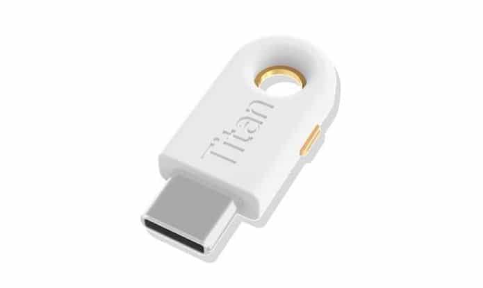 Google anunciou novas chaves de segurança com USB-C
