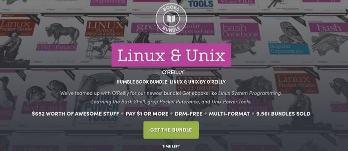 Humble Book Bundle oferece livros de Linux e Unix com preço reduzido