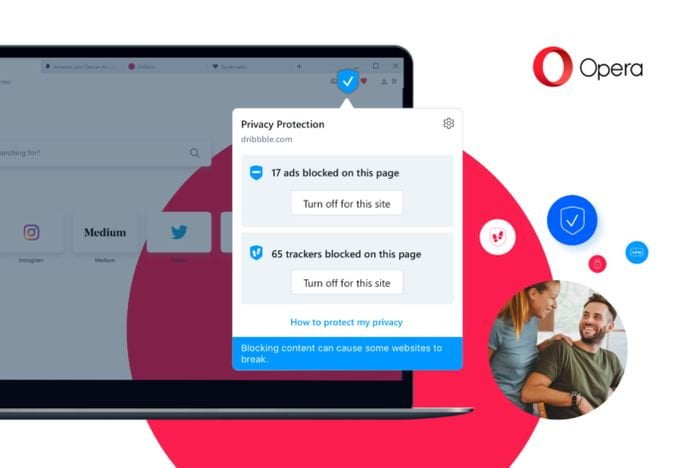 Opera 64 lançado com mais privacidade, velocidade e outras melhorias