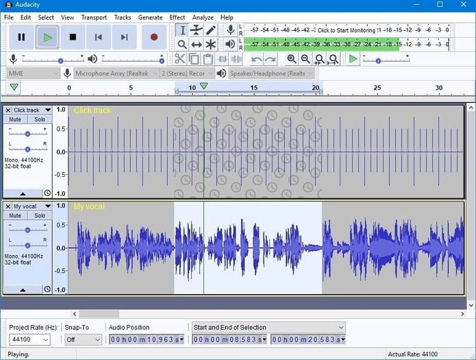 Audacity 2.3.3 lançado com melhores exportações de AAC/M4A