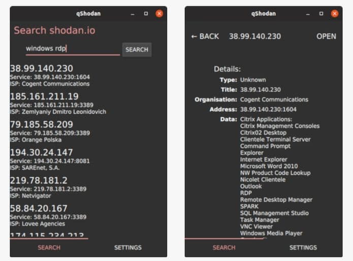 Como instalar o cliente Shodan QShodan no Linux via Snap