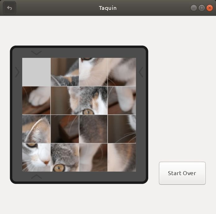 Como instalar o jogo GNOME Taquin no Linux via Snap