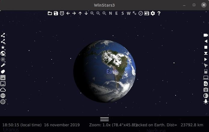 Como instalar o planetário Winstars 3 no Linux Ubuntu e derivados