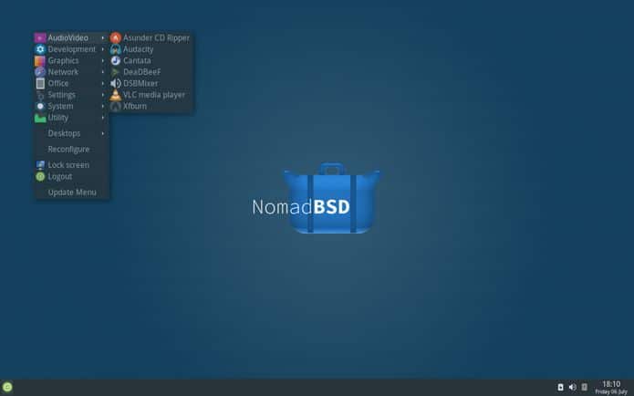 NomadBSD 1.3 RC1 lançado - Confira as novidades e veja onde baixar