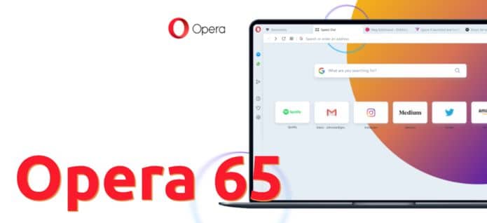 Opera 65 lançado com mais controle sobre a privacidade