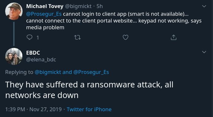 Ransomware Ryuk forçou uma empresa de segurança a desligar sua rede