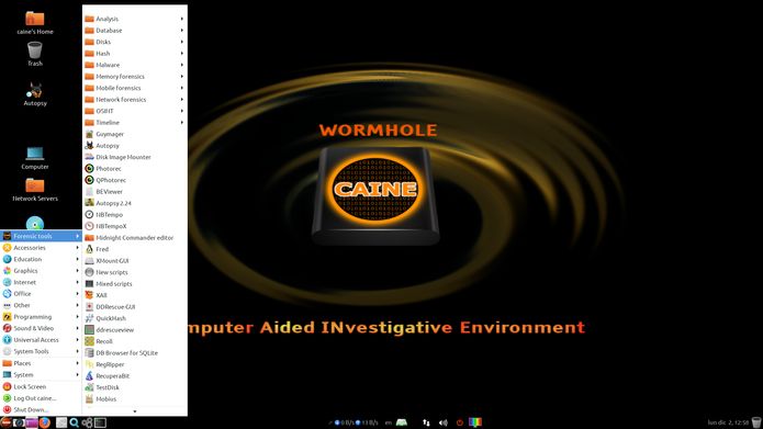 CAINE 11 lançado com uma ferramenta forense Btrfs e outras melhorias