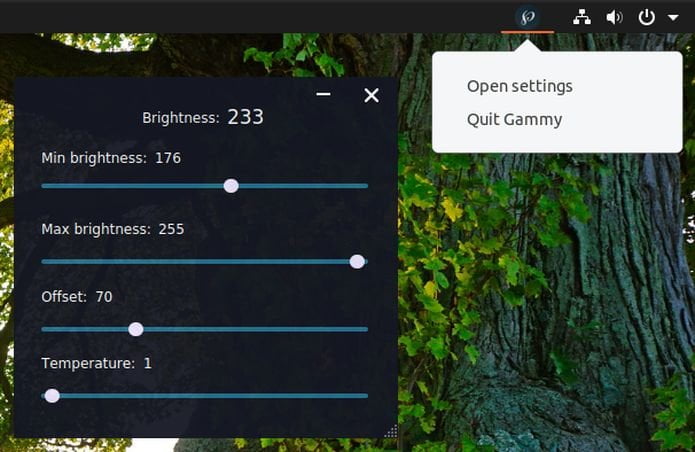 Como instalar o app de controle de brilho Gammy no Linux
