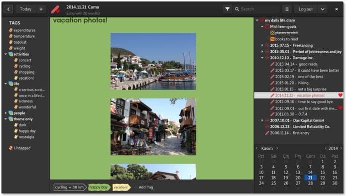 Como instalar o app de diário Lifeograph no Linux via Flatpak