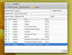 Como instalar o Asunder CD Ripper no Linux via Flatpak