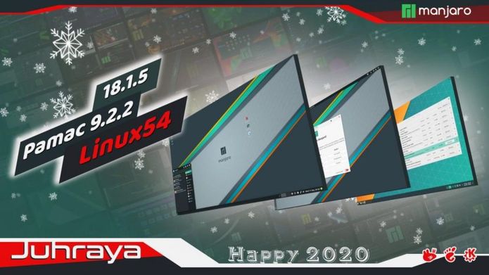Manjaro 18.1.5 lançado com mais alterações do que o habitual