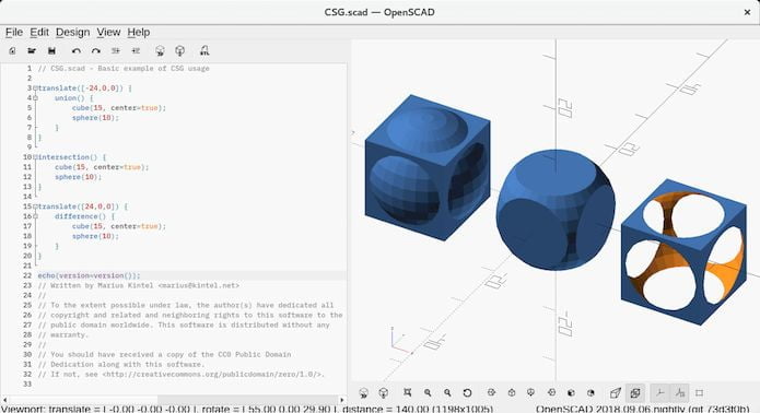 Como instalar modelador 3D OpenSCAD Nightly no Linux via Snap