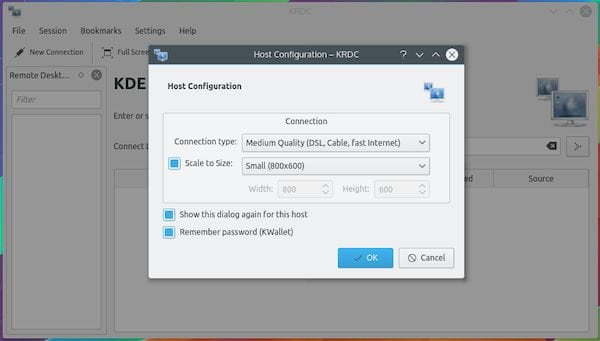 Como instalar o cliente VNC/RDP KRDC no Linux via Snap