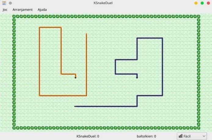 Como instalar o divertido jogo KSnakeDuel no Linux via Snap