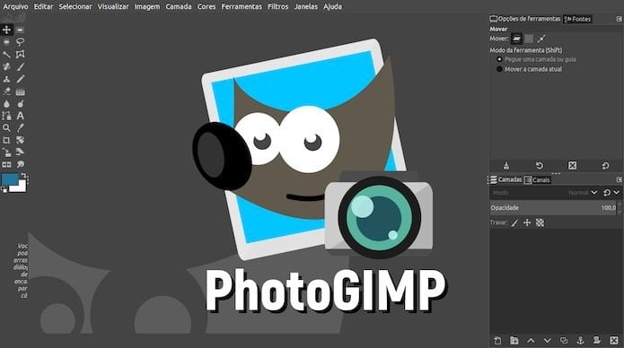Como instalar o patch PhotoGIMP no Linux via Snap