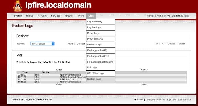 IPFire 2.23 Core 139 lançado - Confira as novidades e veja onde baixar