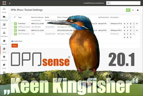 OPNsense 20.1 lançado com melhorias de segurança e Python 3.7