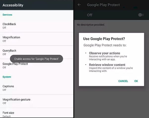Ataque de phishing desativa o Google Play Protect e instala o Trojan Anubis