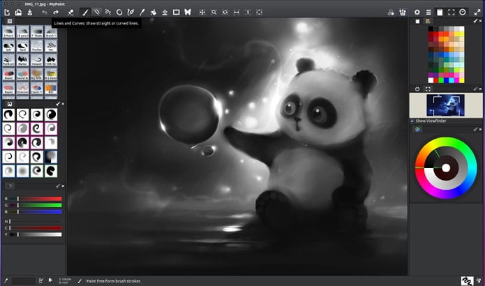 Como instalar o app de pintura digital MyPaint no Linux Via AppImage