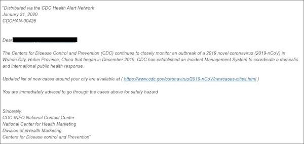 Coronavírus está sendo usado para ataques de phishing nos EUA Coronavírus está sendo usado para ataques de phishing nos EUA