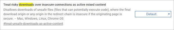 Chrome está bloqueando downloads de conteúdo misto para evitar ataques MiTM
