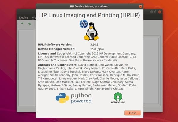 HPLIP 3.20.2 lançado com suporte ao Linux Mint 19.3